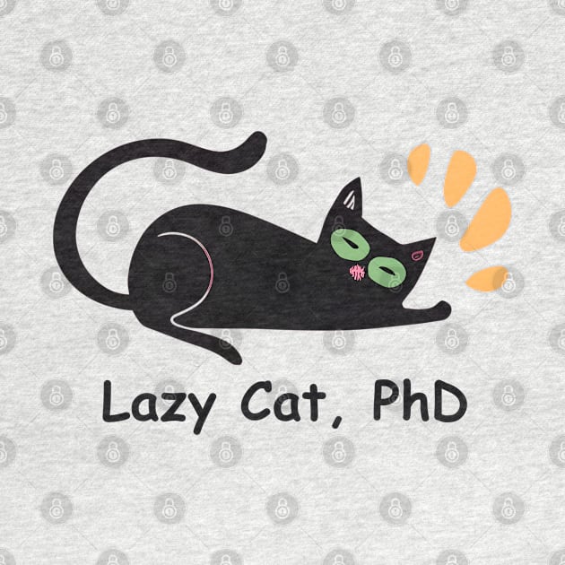 Lazy Cat PhD by NomiCrafts